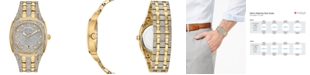 Bulova Men's Two-Tone Stainless Steel & Crystal-Accent Bracelet Watch 40mm